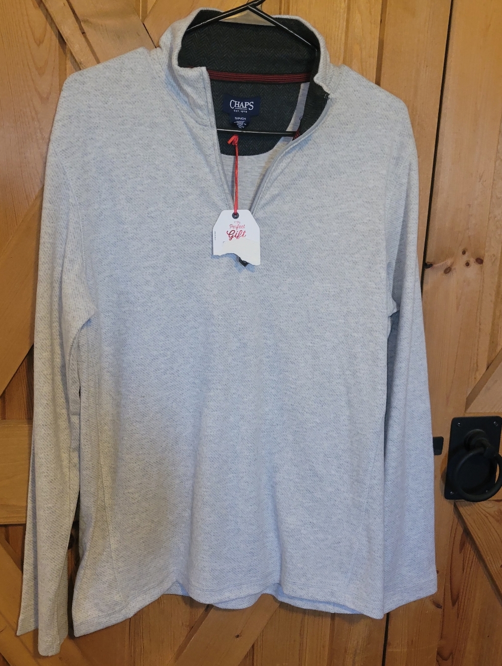 Chaps Mens  1/4 Zip Size Small New